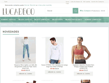 Tablet Screenshot of lucadecostyle.com